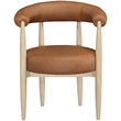 Meridian Furniture Sable Cognac Vegan Leather Dining Chair (Set of 2)