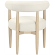 Meridian Furniture Sable Cream Vegan Leather Dining Chair (Set of 2)