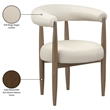 Meridian Furniture Sable Beige Vegan Leather Dining Chair (Set of 2)