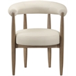 Meridian Furniture Sable Beige Vegan Leather Dining Chair (Set of 2)