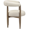 Meridian Furniture Sable Beige Vegan Leather Dining Chair (Set of 2)