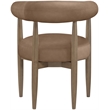Meridian Furniture Sable Brown Vegan Leather Dining Chair (Set of 2)