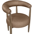 Meridian Furniture Sable Brown Vegan Leather Dining Chair (Set of 2)