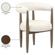 Meridian Furniture Sable Cream Vegan Leather Dining Chair (Set of 2)