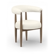 Meridian Furniture Sable Cream Vegan Leather Dining Chair (Set of 2)
