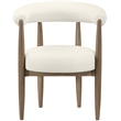 Meridian Furniture Sable Cream Vegan Leather Dining Chair (Set of 2)