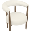 Meridian Furniture Sable Cream Vegan Leather Dining Chair (Set of 2)
