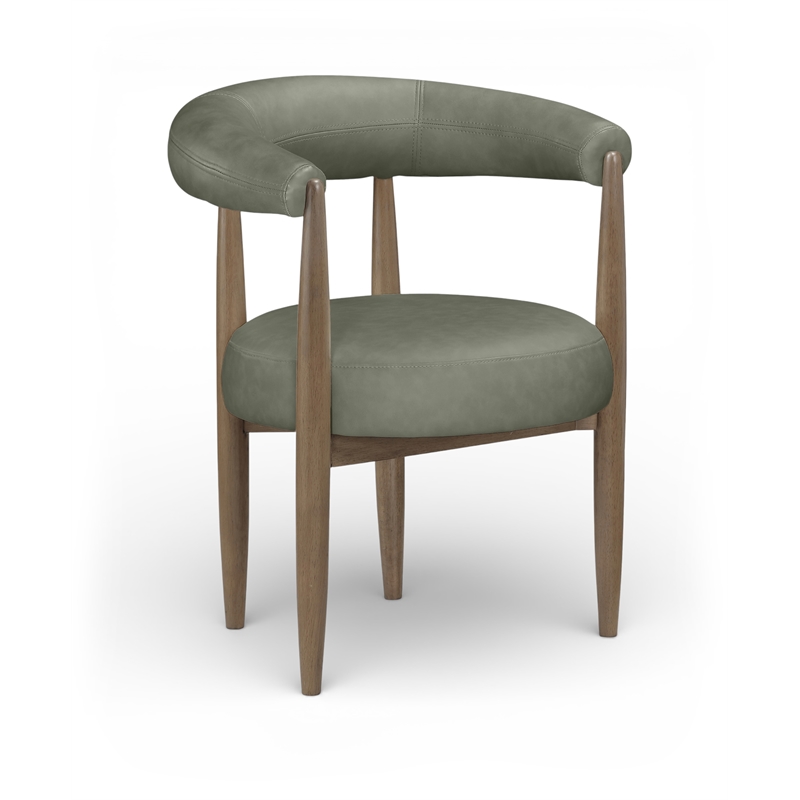 Meridian Furniture Sable Green Vegan Leather Dining Chair (Set of 2)