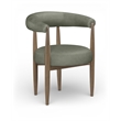 Meridian Furniture Sable Green Vegan Leather Dining Chair (Set of 2)