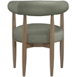 Meridian Furniture Sable Green Vegan Leather Dining Chair (Set of 2)