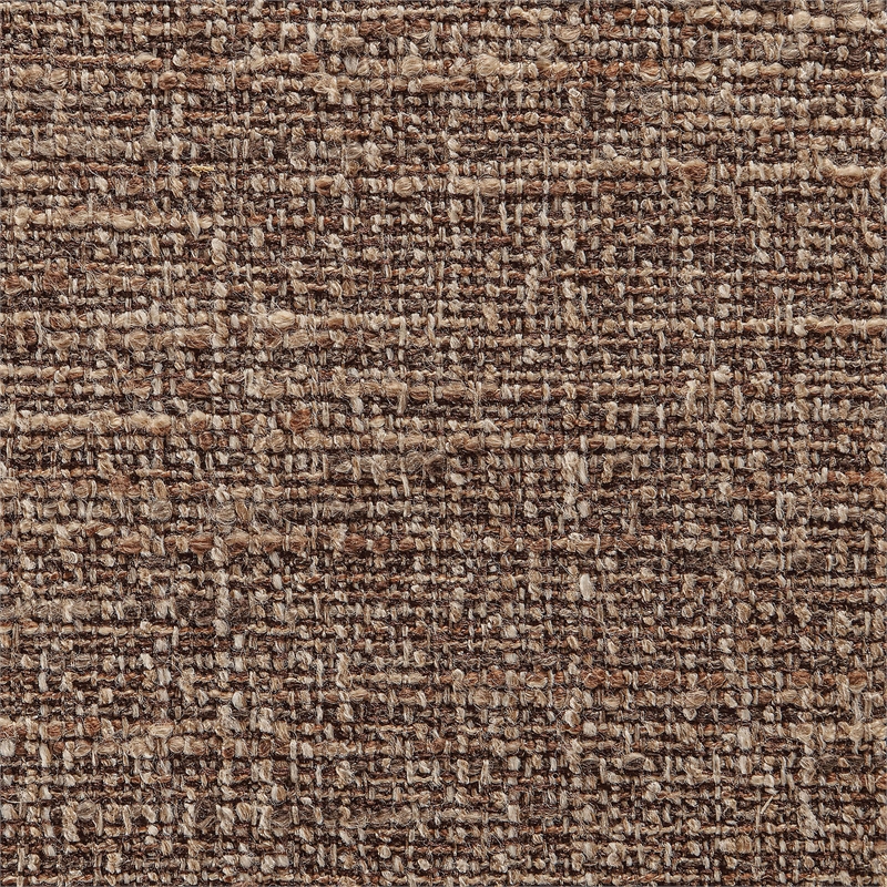 Meridian Furniture Calder Brown Linen Textured Fabric Upholstered Accent Chair