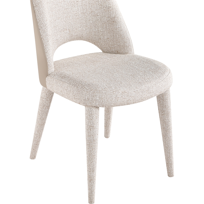 Meridian Furniture Cici Beige Fabric Upholstered Dining Chair (Set of 2)