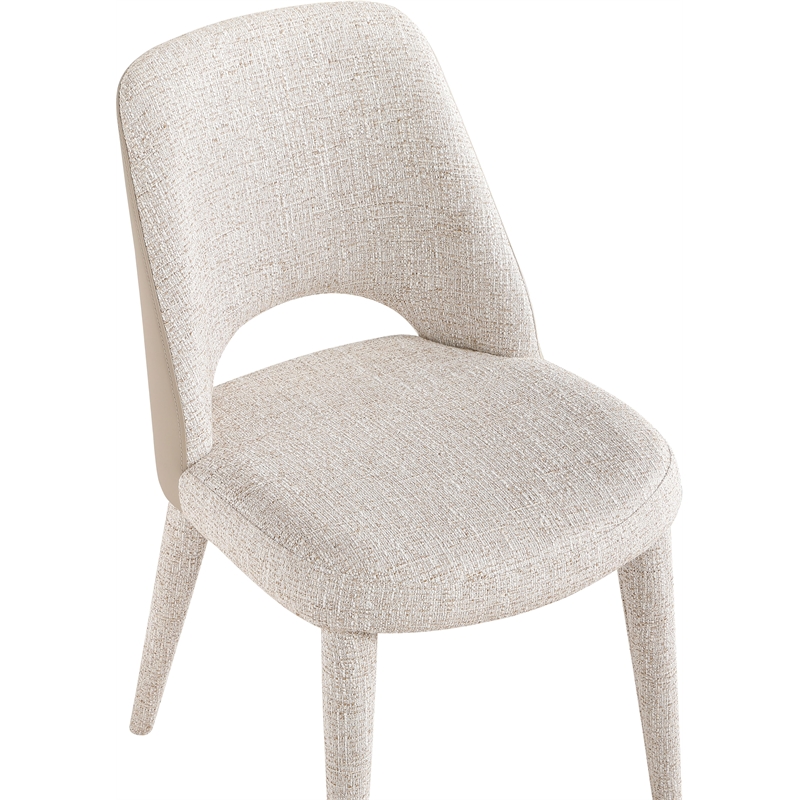 Meridian Furniture Cici Beige Fabric Upholstered Dining Chair (Set of 2)