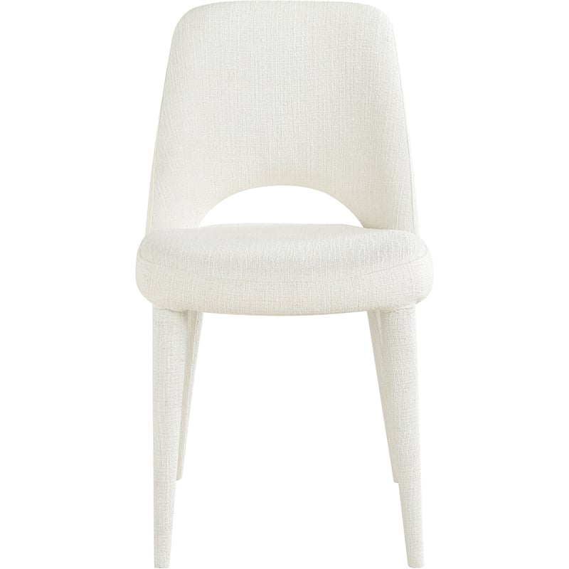 Meridian Furniture Cici Cream Fabric Upholstered Dining Chair (Set of 2)