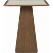 Meridian Furniture Atrium Brown Walnut Base With Cane Top Bar Height Table