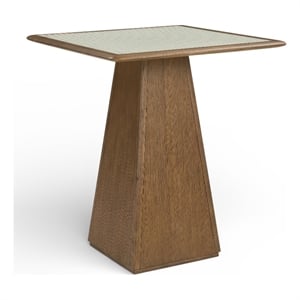 Meridian Furniture Atrium Brown Walnut Base With Cane Top Bar Height Table