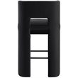 Meridian Furniture Zuno Black Velvet Performance Fabric Bar Stool (Set of 2)