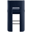 Meridian Furniture Zuno Navy Velvet Performance Fabric Bar Stool (Set of 2)