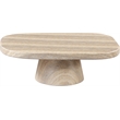 Meridian Furniture Prato Travertine Concrete Indoor/Outdoor Coffee Table