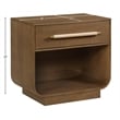 Meridian Furniture Sorell Brown Solid Wood Night Stand