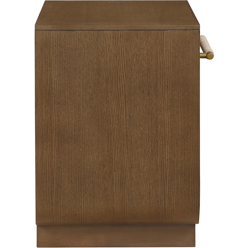 Meridian Furniture Sorell Brown Solid Wood Night Stand