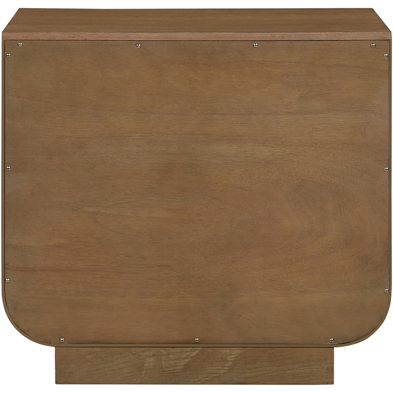 Meridian Furniture Sorell Brown Solid Wood Night Stand