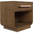 Meridian Furniture Sorell Brown Solid Wood Night Stand