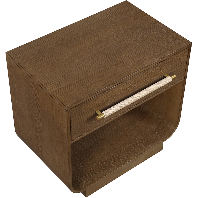 Meridian Furniture Sorell Brown Solid Wood Night Stand