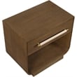 Meridian Furniture Sorell Brown Solid Wood Night Stand