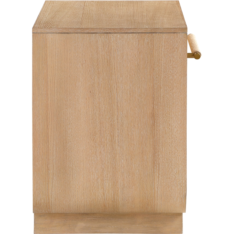 Meridian Furniture Sorell Natural Solid Wood Night Stand