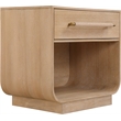 Meridian Furniture Sorell Natural Solid Wood Night Stand