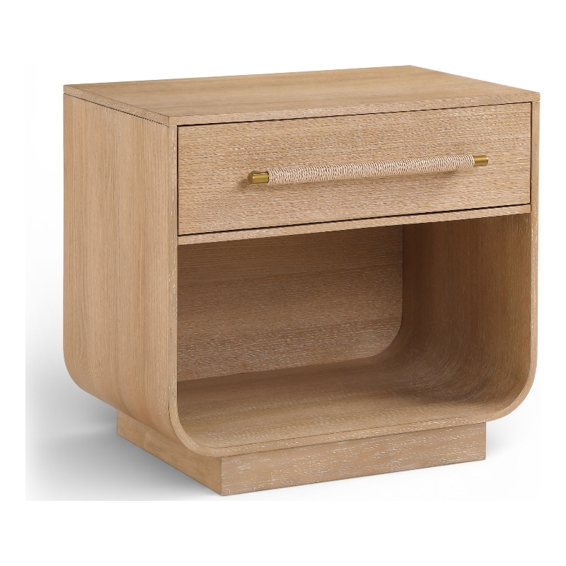 Meridian Furniture Sorell Natural Solid Wood Night Stand