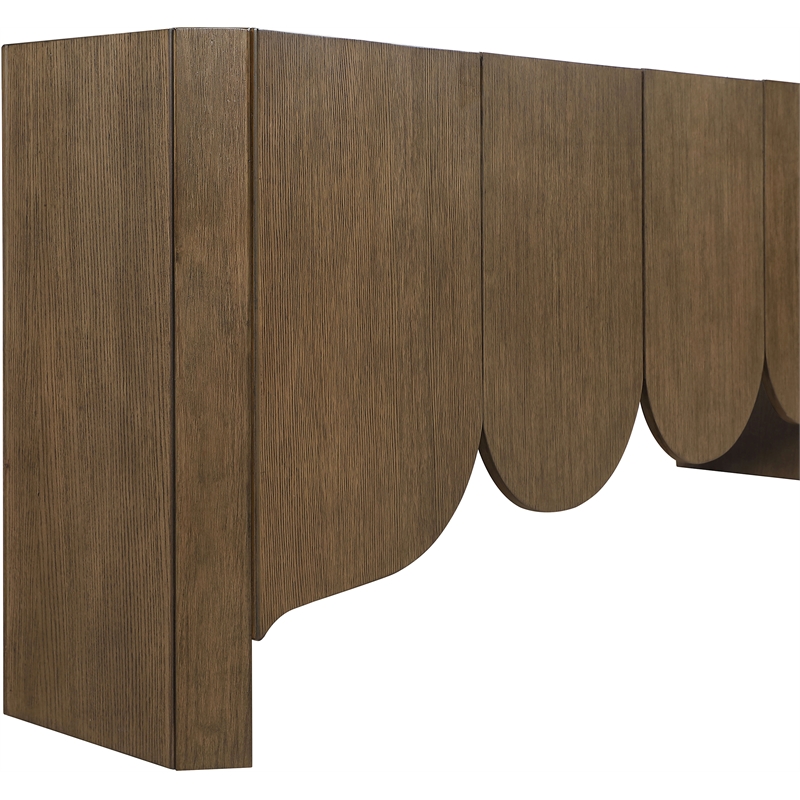 Meridian Furniture Ember Brown Solid Wood Sideboard/Buffet