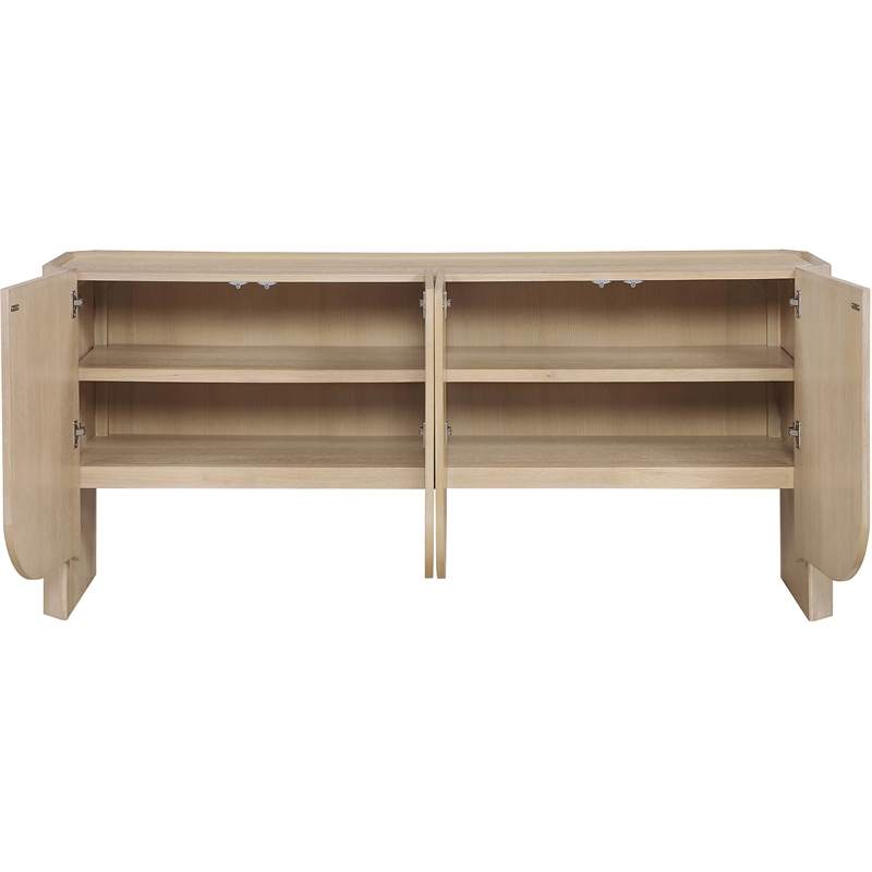 Meridian Furniture Ember Natural Solid Wood Sideboard/Buffet
