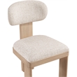 Meridian Furniture Timbra Beige Linen Textured Fabric Dining Chair (Set of 2)