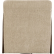 Meridian Furniture Neria Beige Chenille Fabric Upholstered Swivel Accent Chair