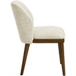 Meridian Furniture Valeo Beige Linen Textured Fabric Dining Chair (Set of 2)