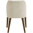 Meridian Furniture Valeo Beige Linen Textured Fabric Dining Chair (Set of 2)