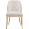 Meridian Furniture Valeo Beige Linen Textured Fabric Dining Chair (Set of 2)