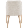 Meridian Furniture Valeo Beige Linen Textured Fabric Dining Chair (Set of 2)