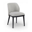 Meridian Furniture Valeo Grey Linen Textured Fabric Dining Chair (Set of 2)
