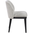 Meridian Furniture Valeo Grey Linen Textured Fabric Dining Chair (Set of 2)