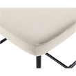 Meridian Furniture Zarelle Cream Performance Fabric Counter Stool (Set of 2)