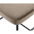 Meridian Furniture Zarelle Taupe Performance Fabric Counter Stool (Set of 2)
