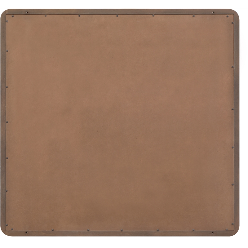 Meridian Furniture Adagio Brown Solid Wood And Oak Veneer Mirror