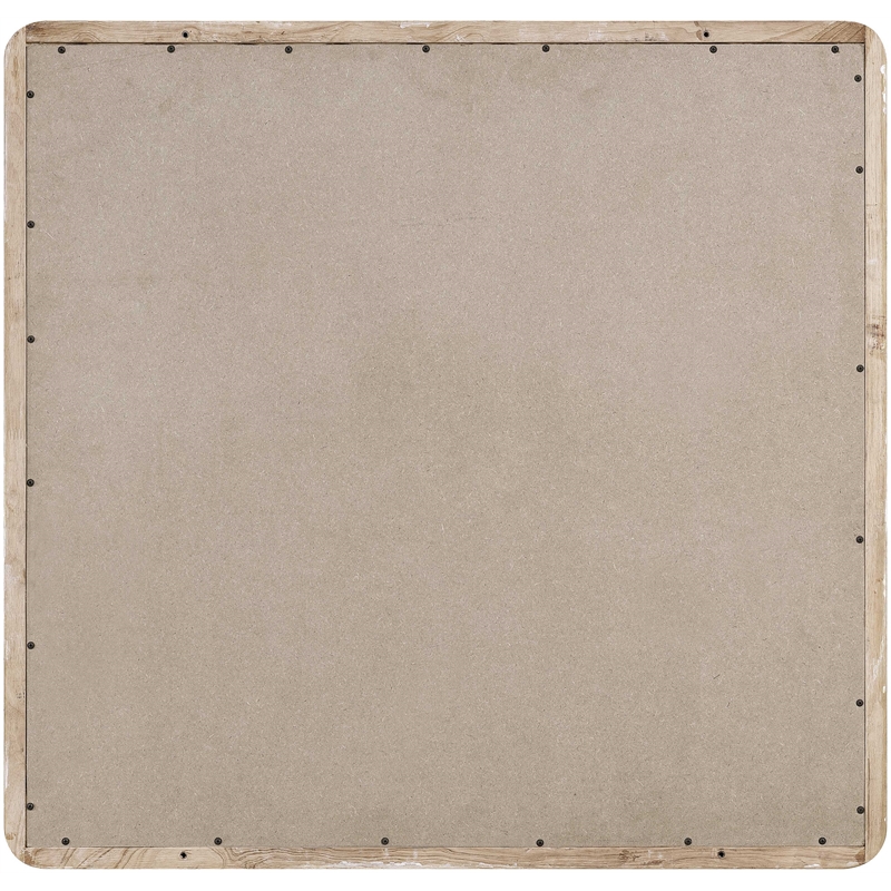 Meridian Furniture Adagio Natural Solid Wood And Oak Veneer Mirror