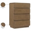 Meridian Furniture Adagio Brown Solid Wood And Oak Veneer Chest