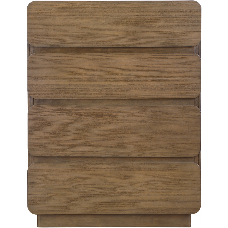 Meridian Furniture Adagio Brown Solid Wood And Oak Veneer Chest
