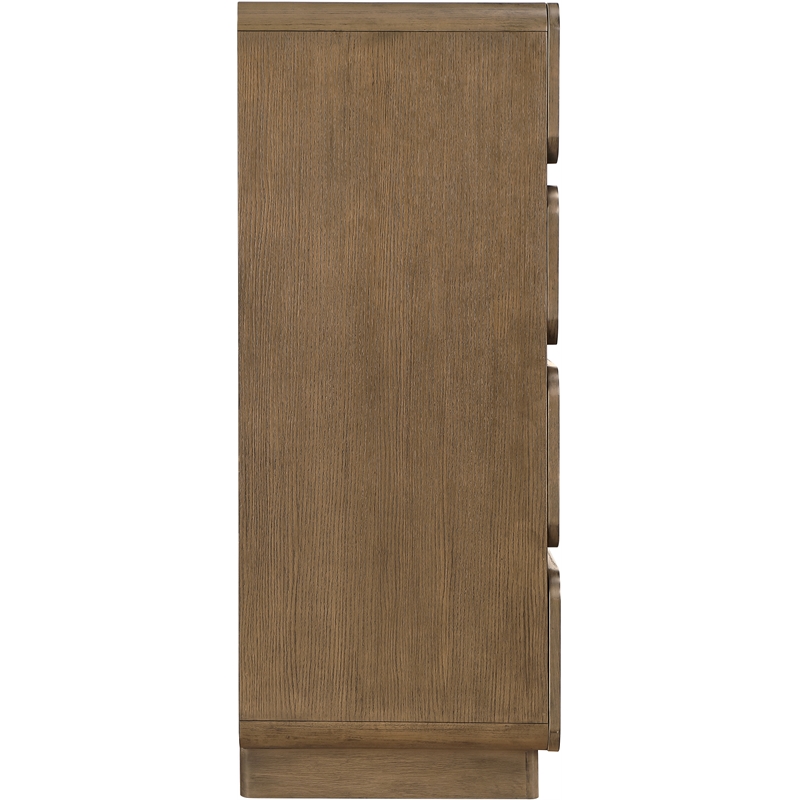 Meridian Furniture Adagio Brown Solid Wood And Oak Veneer Chest