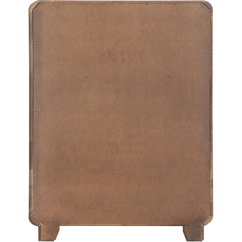 Meridian Furniture Adagio Brown Solid Wood And Oak Veneer Chest